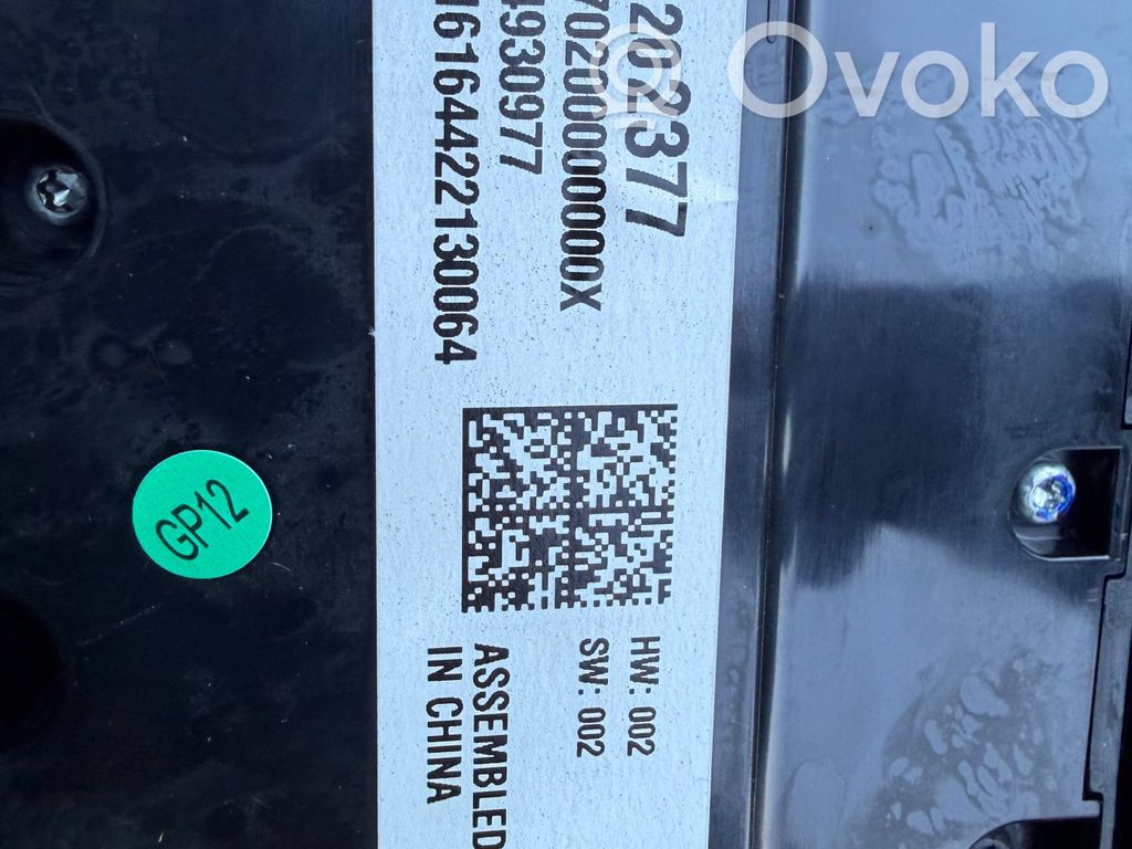 Opel Insignia A Climate control/heater control trim 