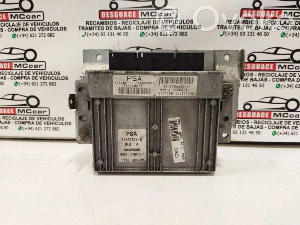 Engine control unit/module   9644486780,216464575