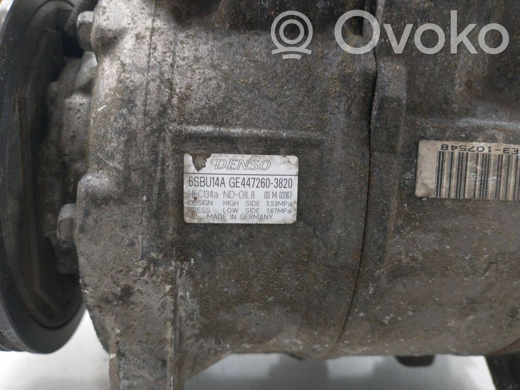 Compresor (bomba) del aire acondicionado (A/C))   4472603820,6SBU14A