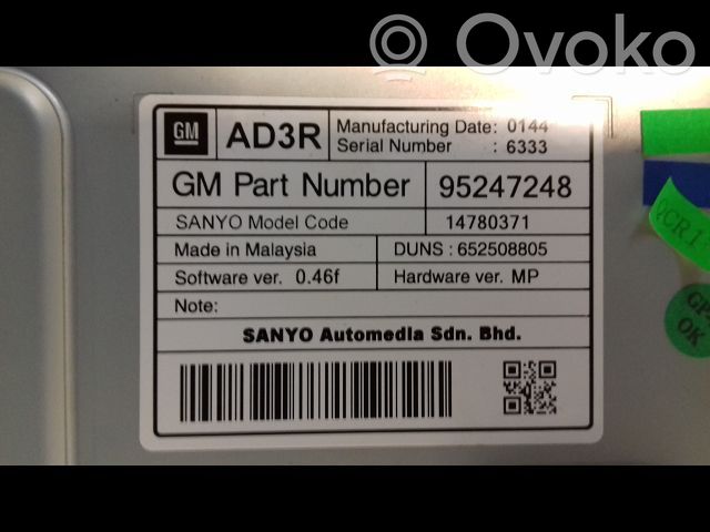 Opel Astra J Screen/display/small screen 