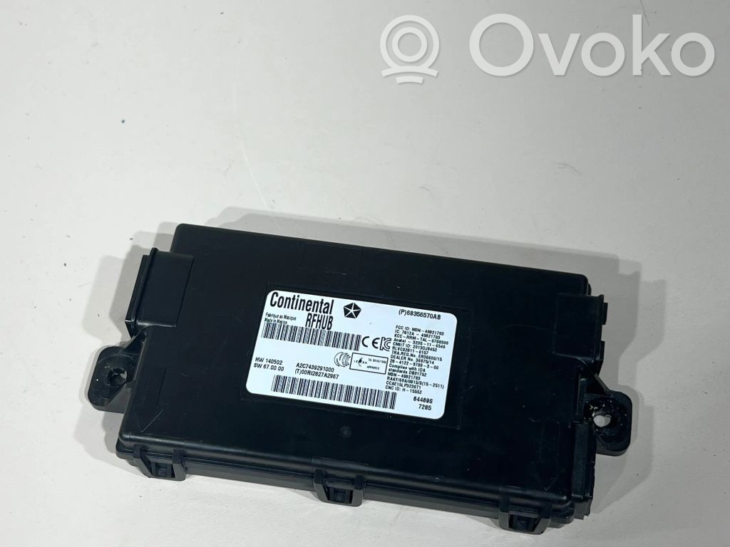 Dodge Challenger Keyless (KESSY) go control unit/module 