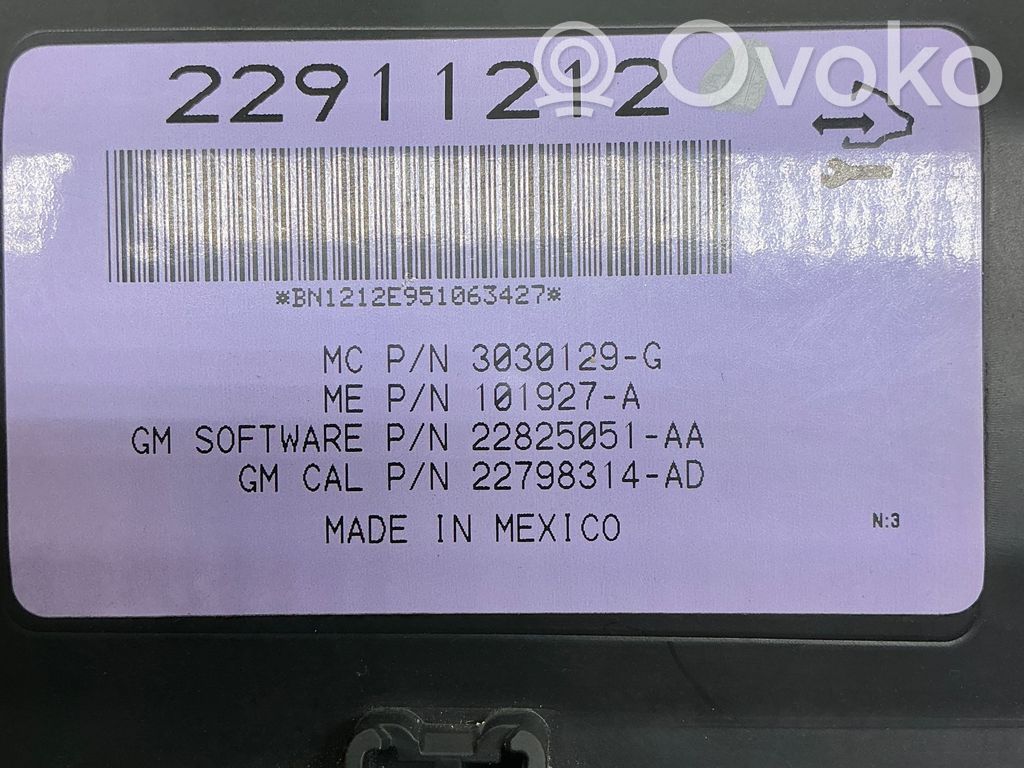 Unité de commande / module de toit ouvrant   22911212,3030129G,101927A,22825051AA