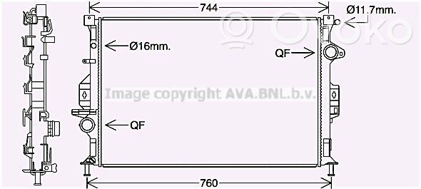 Ford Grand C-MAX Radiatore di raffreddamento 