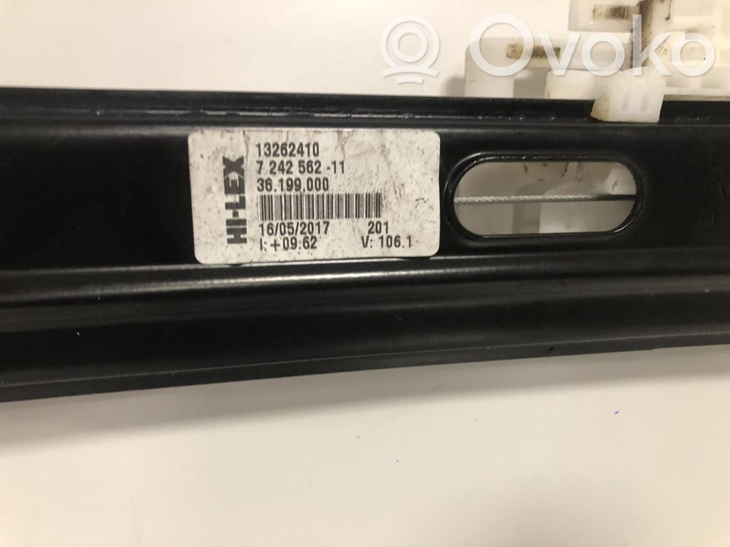 BMW 1 F20 F21 Regulador de puerta delantera con motor 