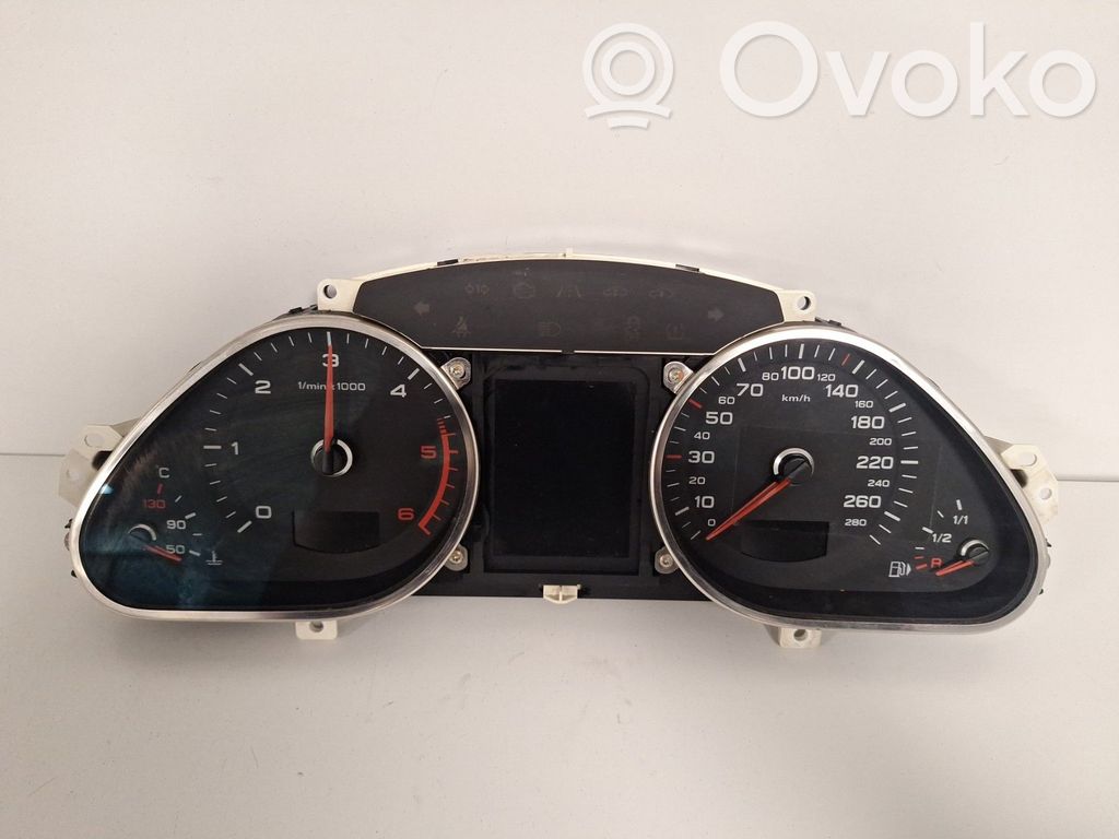 Audi A6 S6 C6 4F Tachimetro (quadro strumenti) 