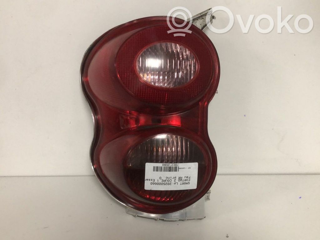 Smart ForTwo II Takavalot 