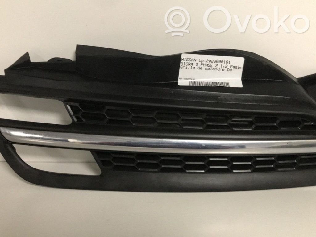 Nissan Micra Front bumper upper radiator grill 