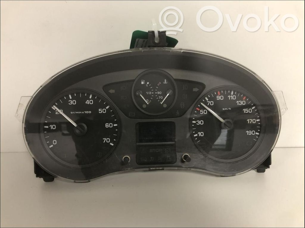 Peugeot Partner Tachimetro (quadro strumenti) 