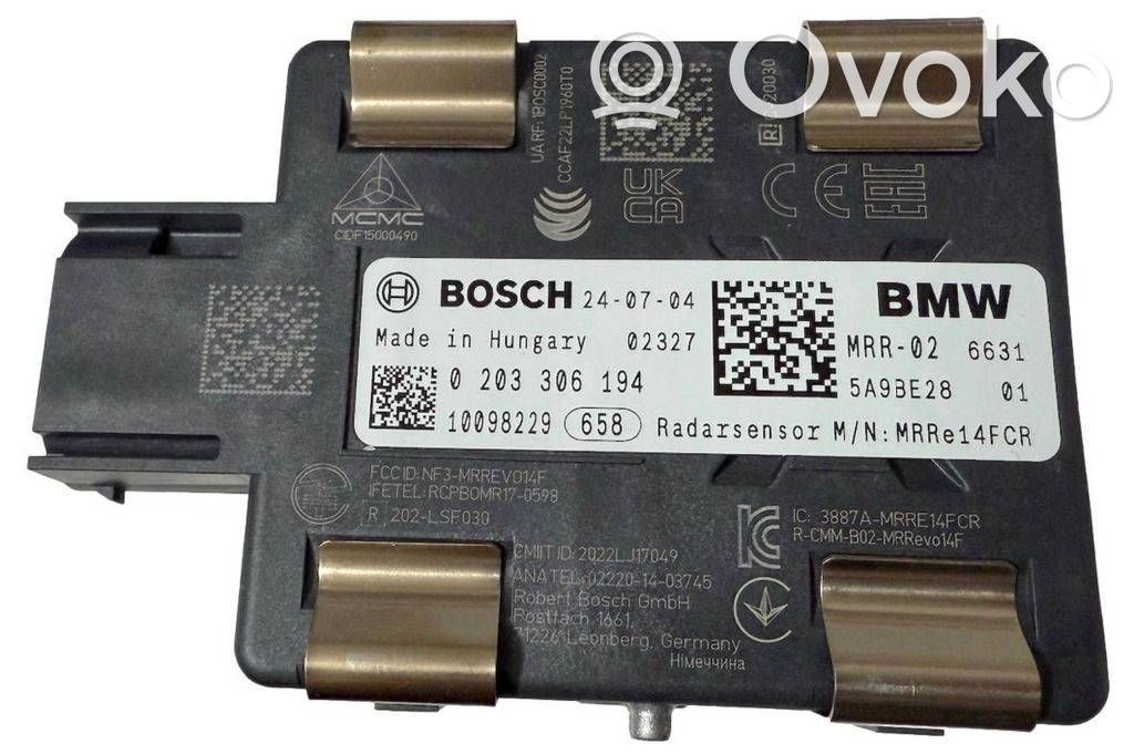 Sensor de radar Distronic   5A9BE28,10098229,0203306194,66205A9BE28