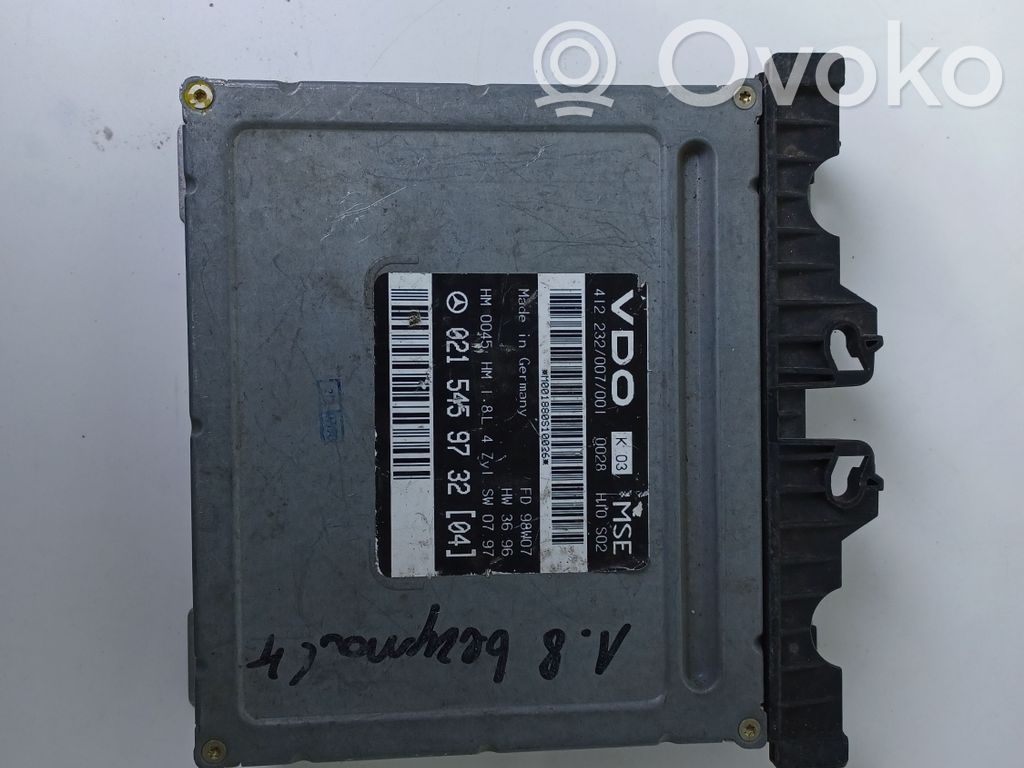 Mercedes-Benz E W212 Sterownik / Moduł ECU 