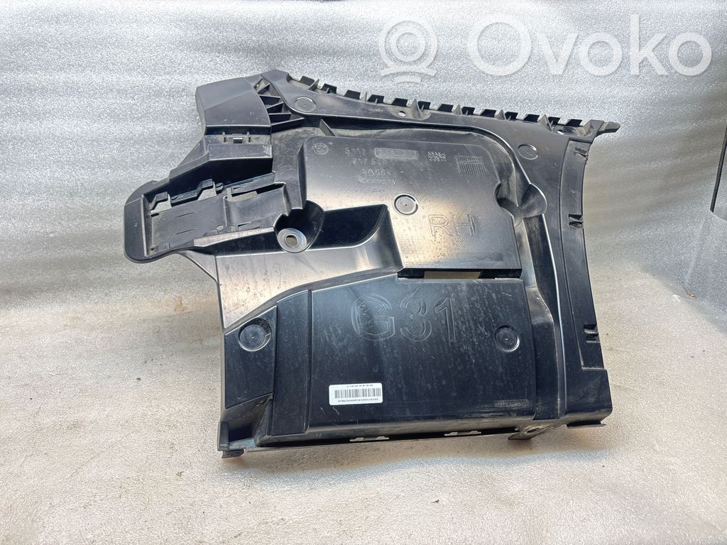 BMW 5 G30 G31 G38 Staffa di rinforzo montaggio del paraurti posteriore 