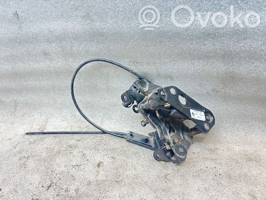 BMW 5 F10 F11 Zamek pokrywy przedniej / maski silnika 