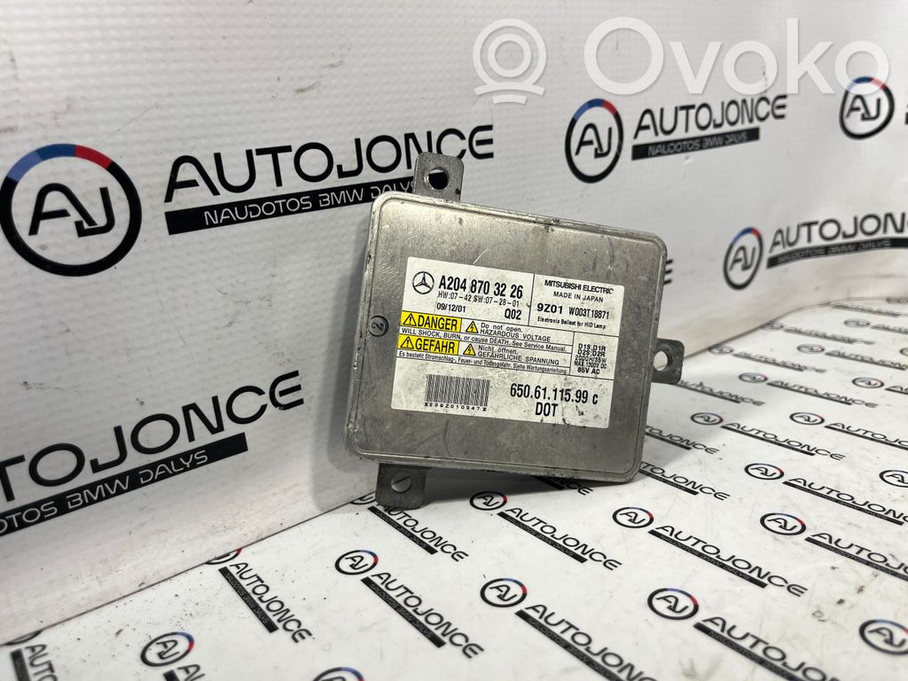 Mercedes-Benz C W204 Sterownik / moduł świateł Xenon 