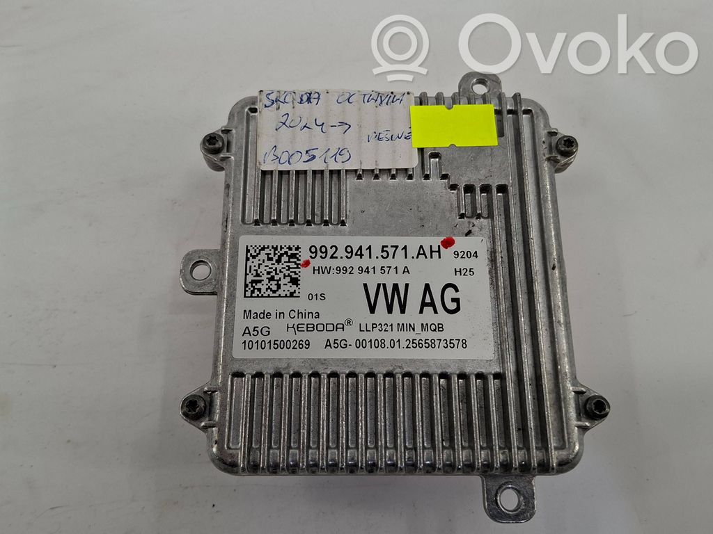 Skoda Octavia Mk4 Module de ballast de phare Xenon 