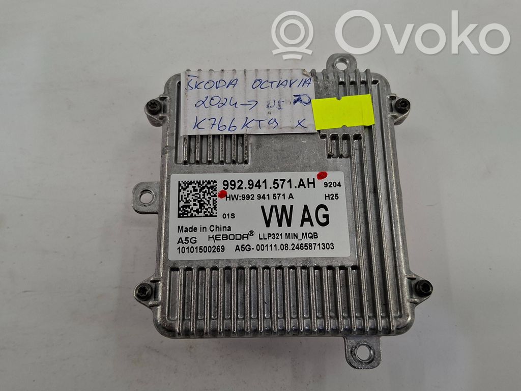 Skoda Octavia Mk4 Module de ballast de phare Xenon 