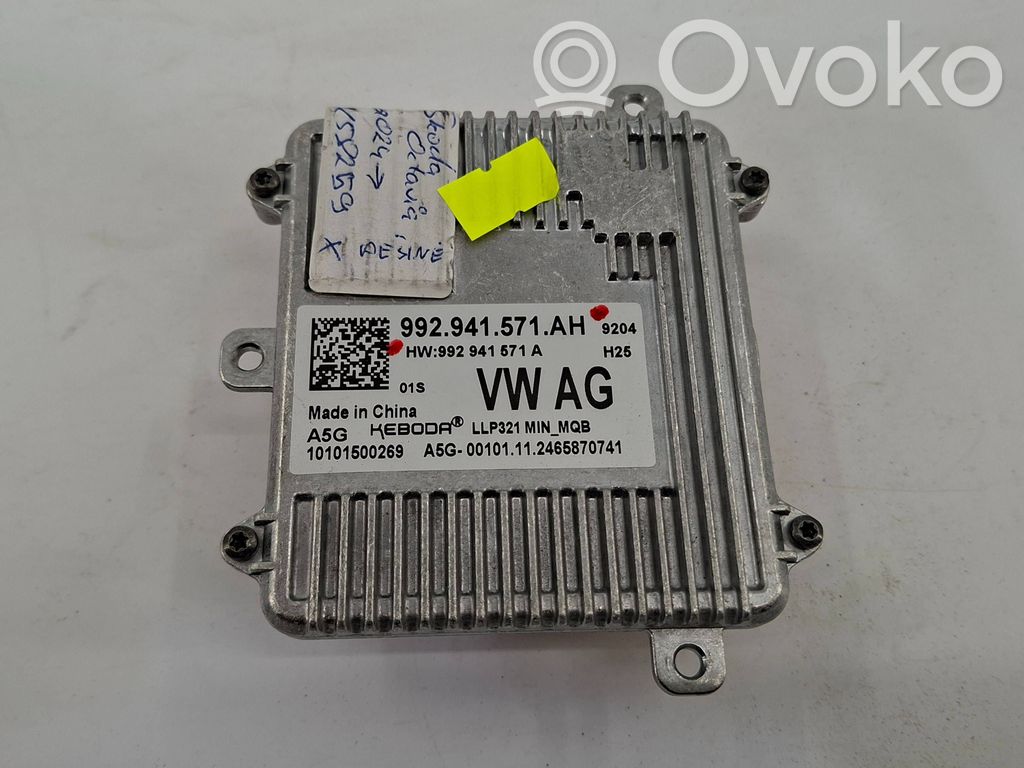 Skoda Octavia Mk4 Module de ballast de phare Xenon 