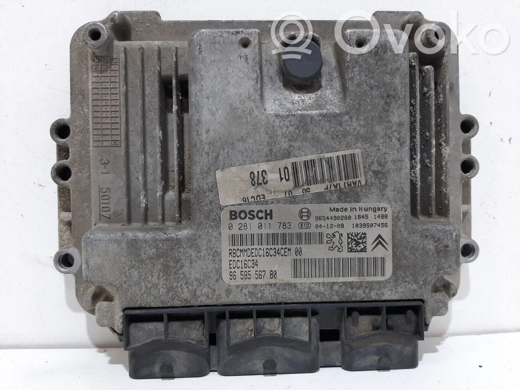 Peugeot 206 Engine control unit/module 