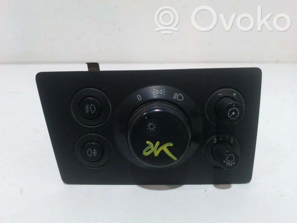 Opel Zafira B Interruptor de control del panel de luces 