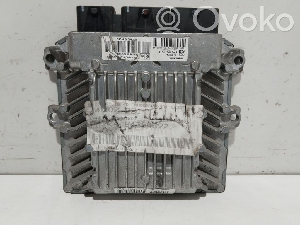 Peugeot 307 Unidad de control/módulo del motor 