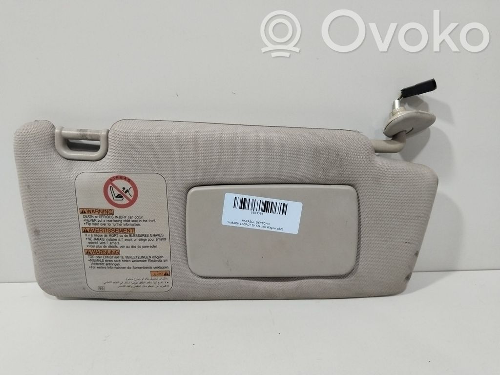 Subaru Legacy Sun visor 