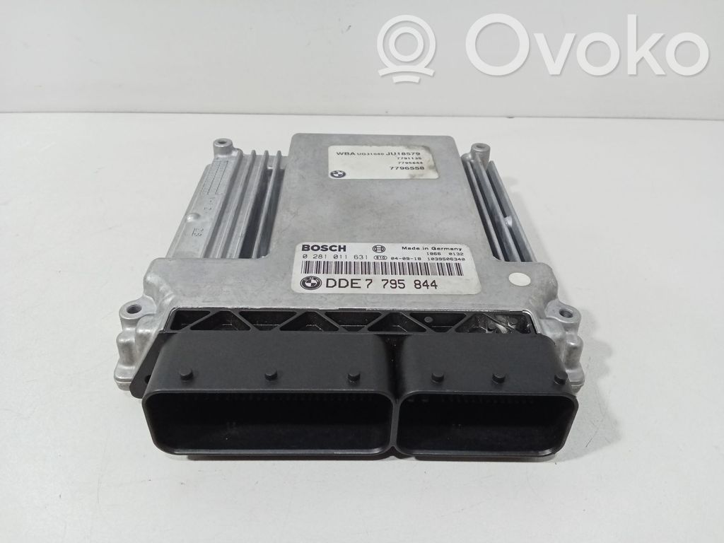 Engine control unit/module   DDE7795844,0281011631,7796558
