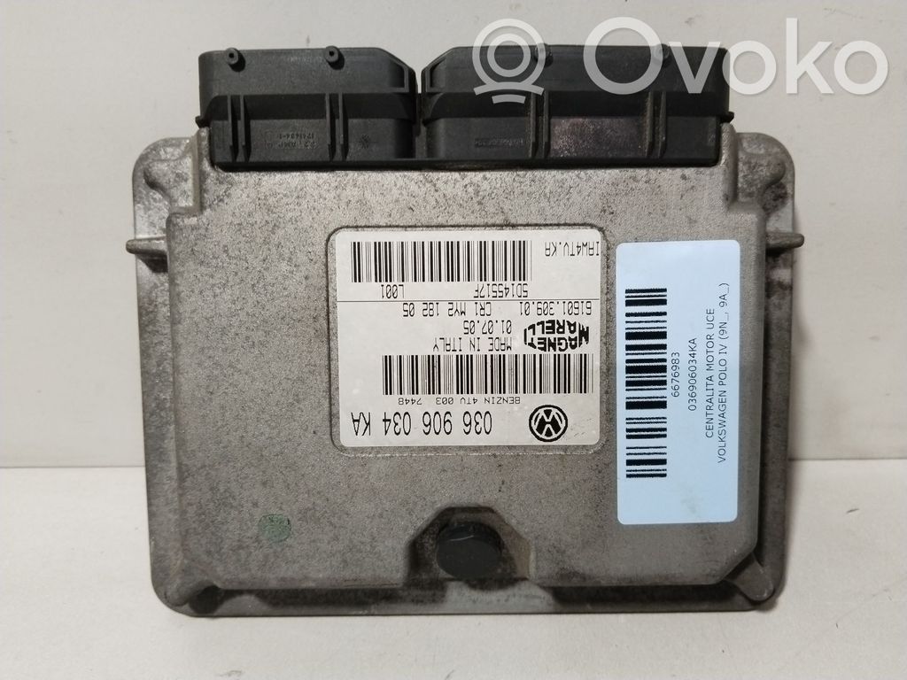 Unidad de control/módulo del motor   036906034KA