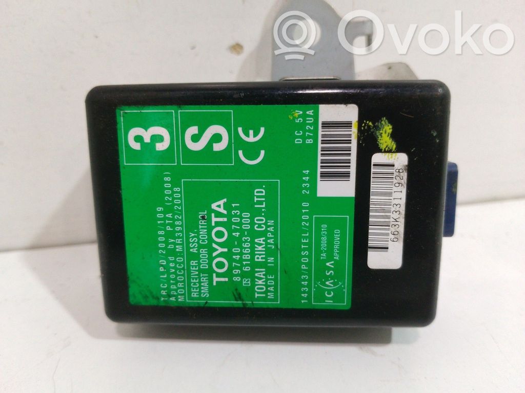 Toyota Prius (XW30) Alte unități/module de control 