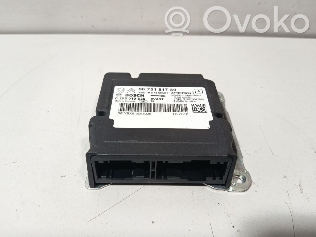 Peugeot 5008 Unitate/modul de comandă airbaguri 