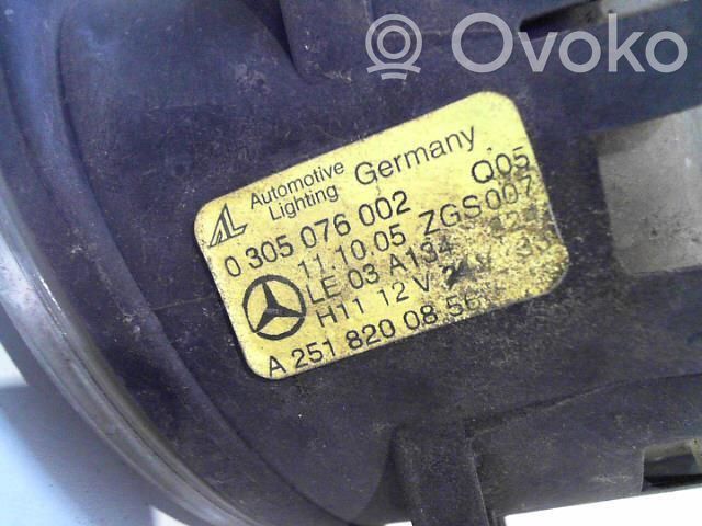 Mercedes-Benz A W169 Światło przeciwmgłowe przednie 