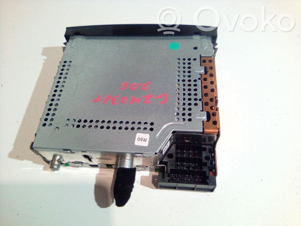 Peugeot 206 Panel / Radioodtwarzacz CD/DVD/GPS 