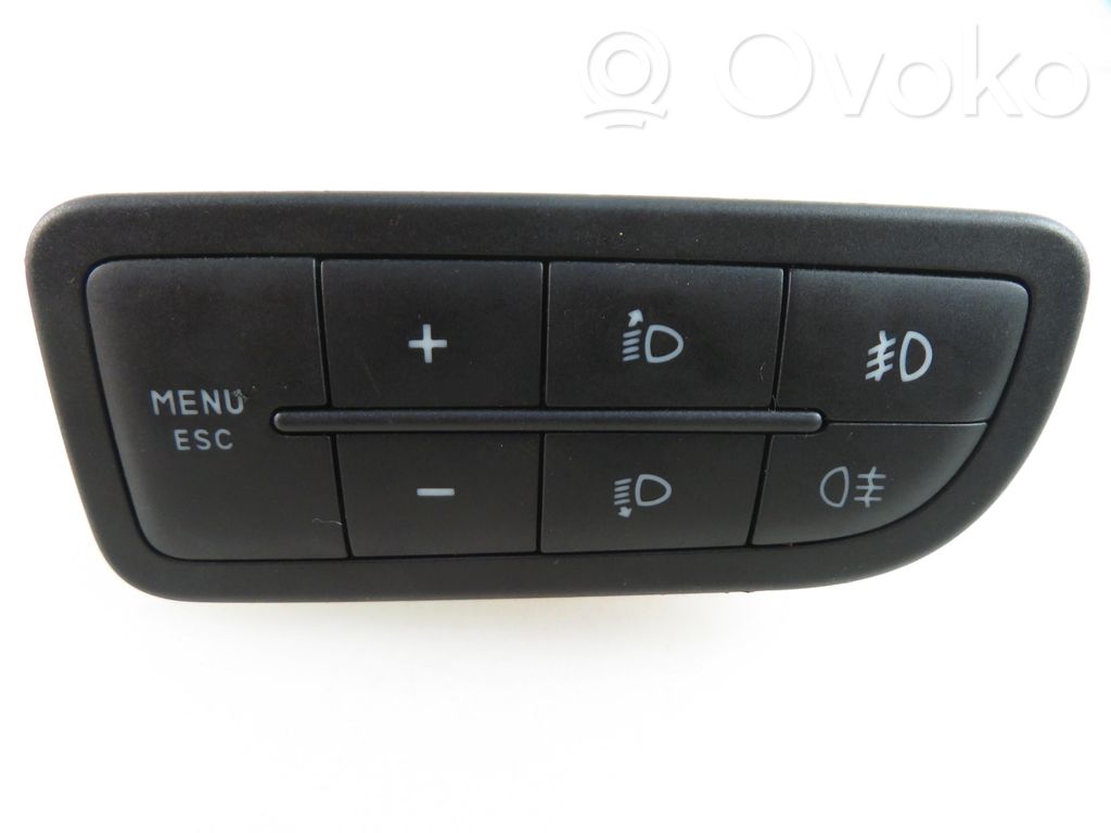 Headlight level height control switch