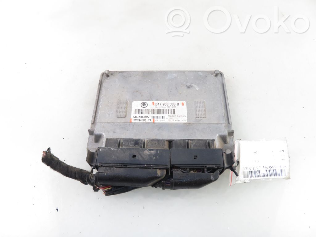 Engine control unit/module   5WP4420109,047906033D,047906033D,5WP4420109