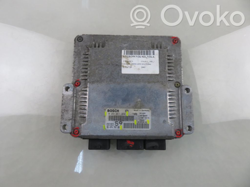 Engine control unit/module   9640938180,9647474780,0281011032,0281011032,9640938180,9647474780