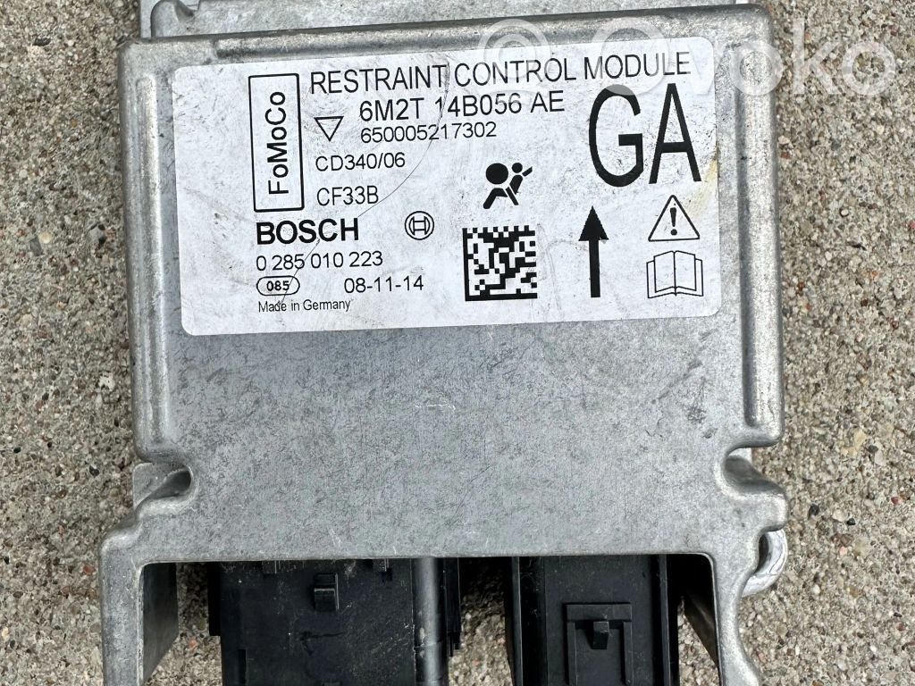 Airbag control unit/module   6M2T14B056AE,0285010223