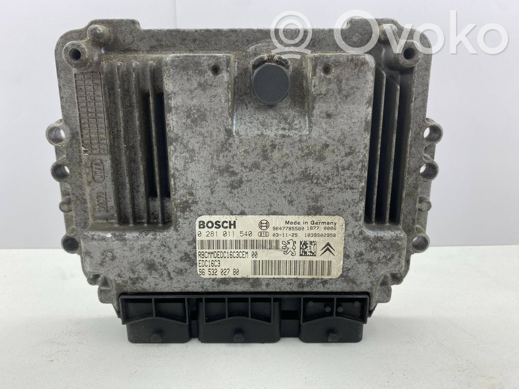 Citroen Berlingo Engine control unit/module 