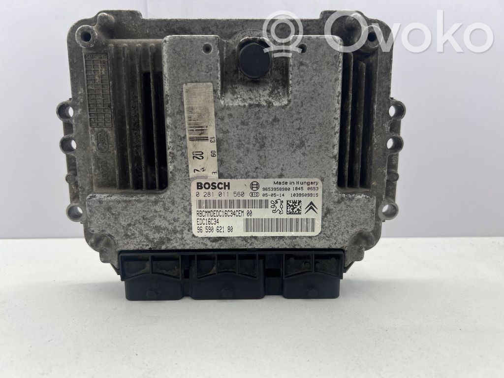 Engine control unit/module   0281011560,9653958980,9659062180