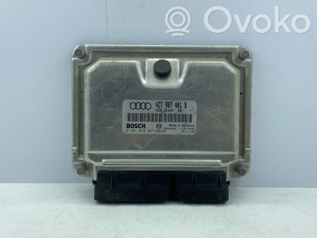 Engine control unit/module   4Z7907401B,28SA5382,0281010897