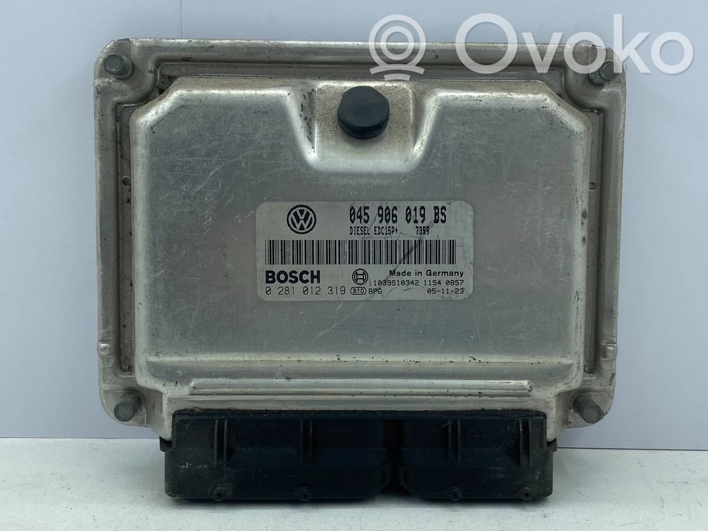 Engine control unit/module   045906019BS,1039S105342,0281012319