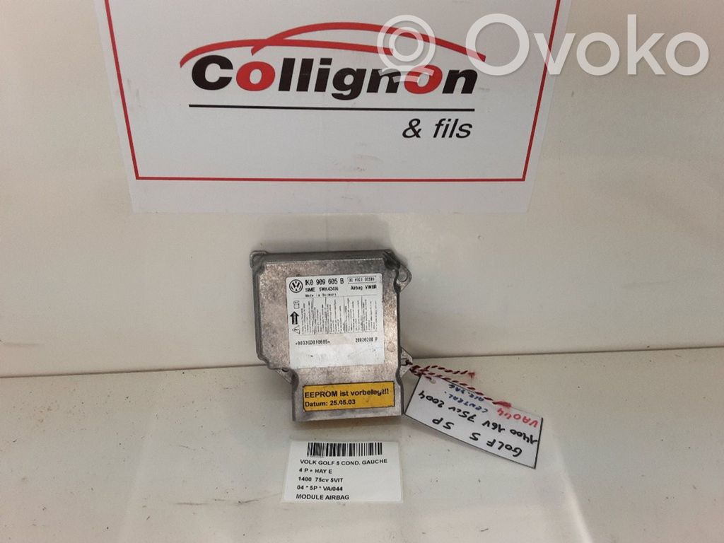 Volkswagen Golf V Airbag control unit/module 