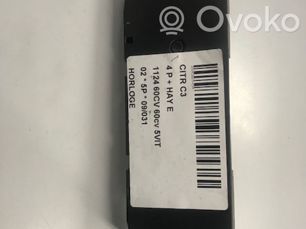 Citroen C3 Clock 