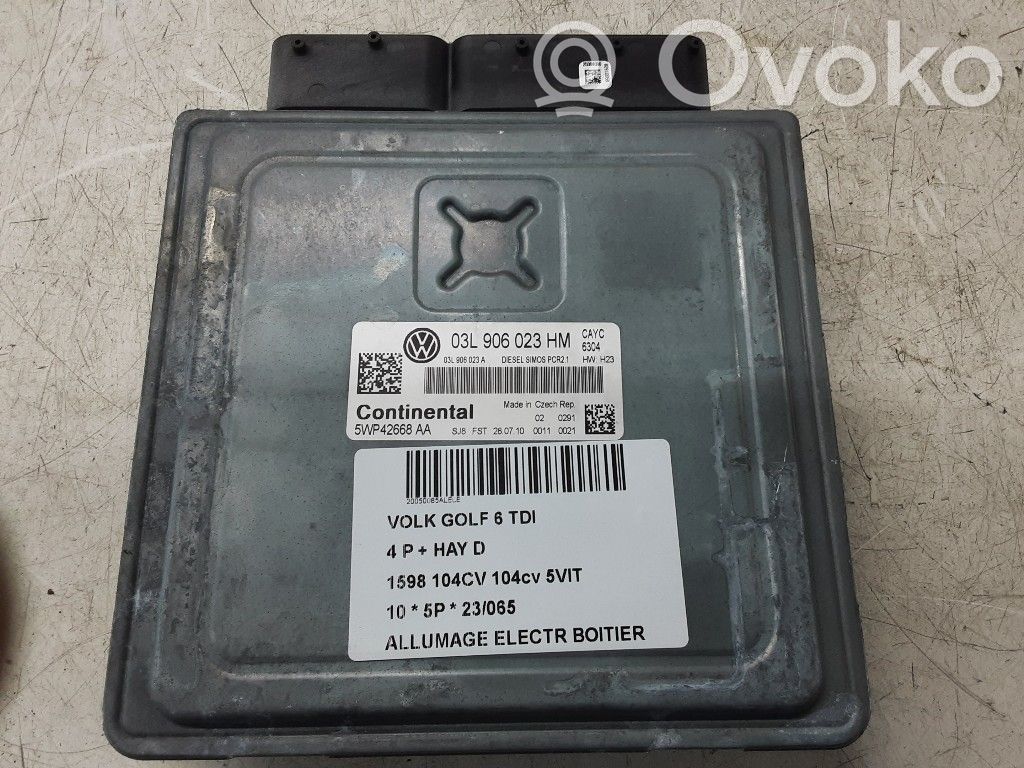 Volkswagen Golf VI Ignition amplifier control unit 