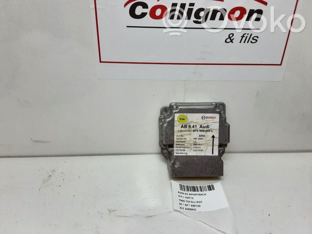 Airbag control unit/module   8P0959655L,8P0959655L