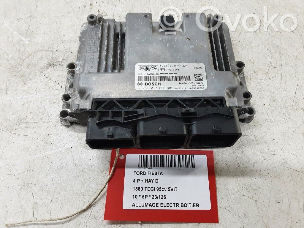 Ignition amplifier control unit   AV2112A650RD,AV2112A650RD