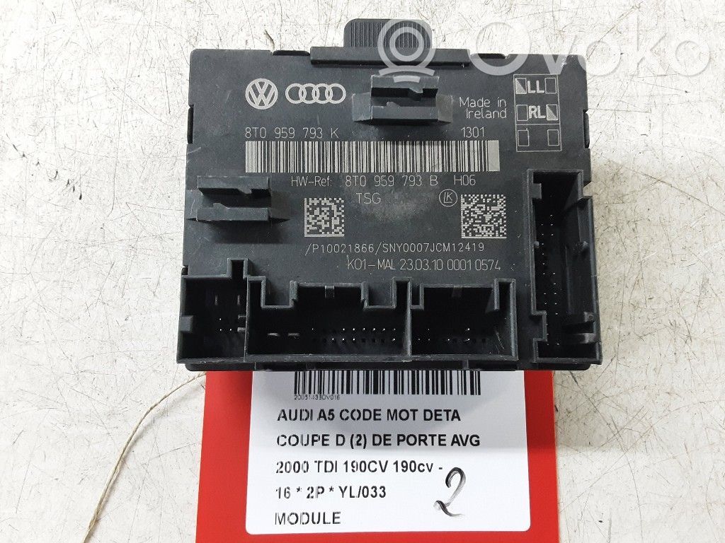Sonstige Steuergeräte / Module   8T0959793B,8T0959793B