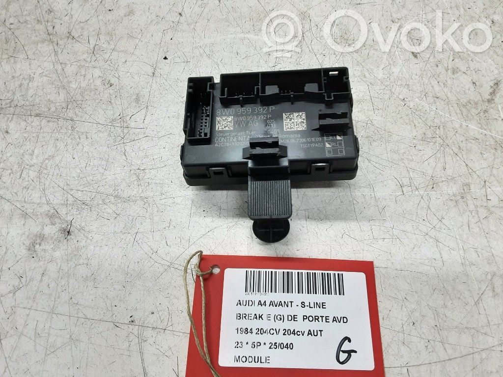 Autres unités de commande / modules   8W0959392P,8W0959392P