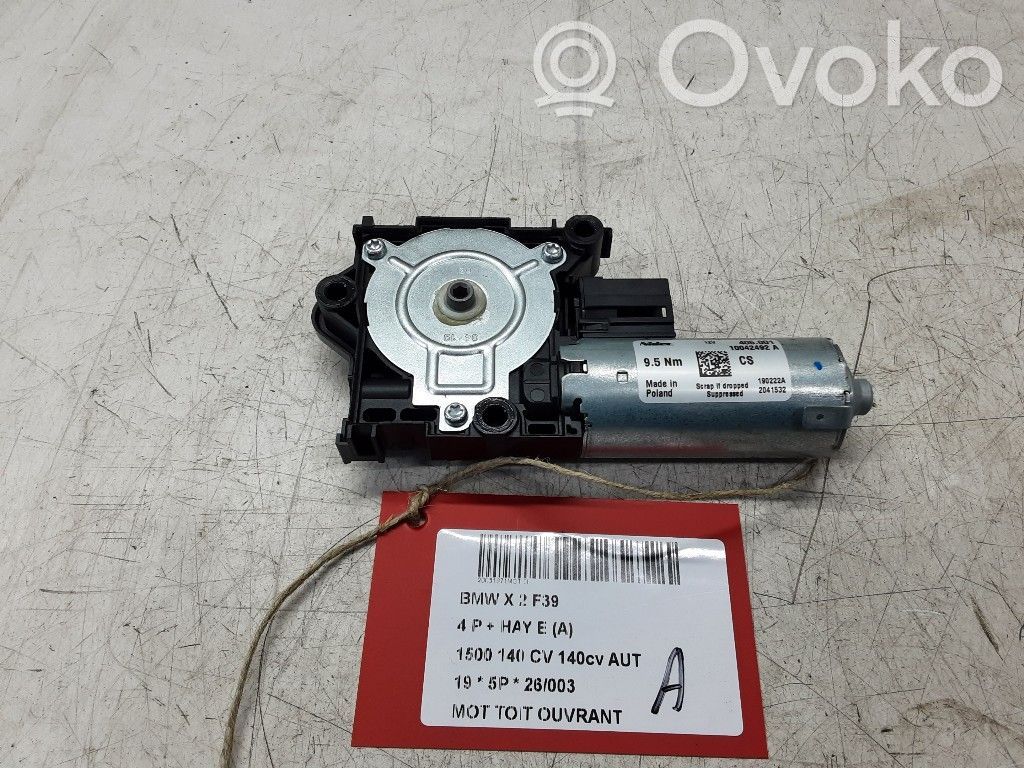 BMW X2 F39 Motor/actuator trapă 