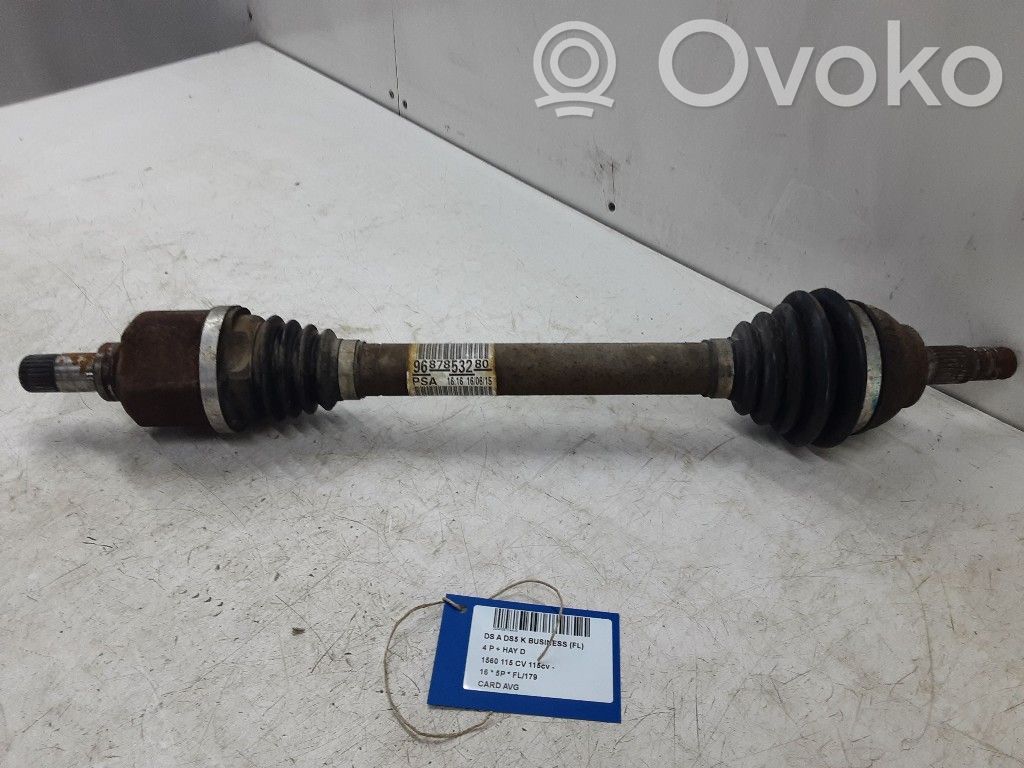 Eje de transmisión delantero   9687853280,9687853280