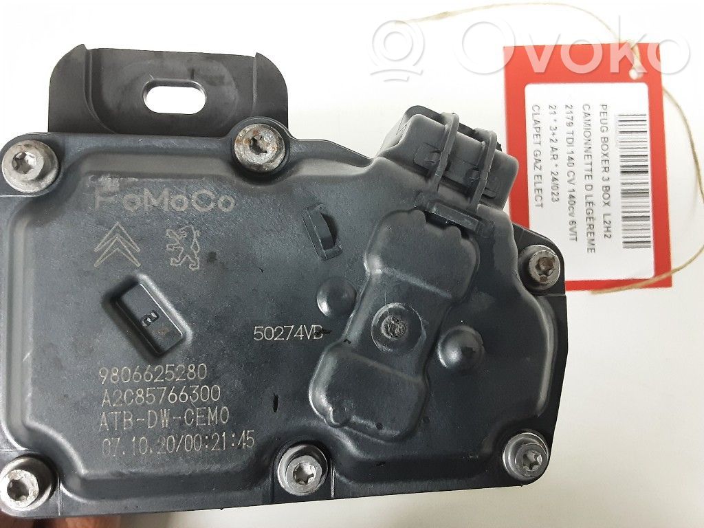 Válvula de mariposa   9806625280,9806625280