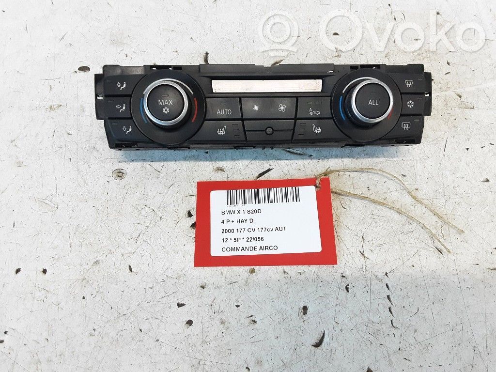 BMW X1 E84 Ilmastoinnin ohjainlaite 