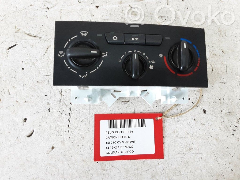 Peugeot Partner Climate control unit 
